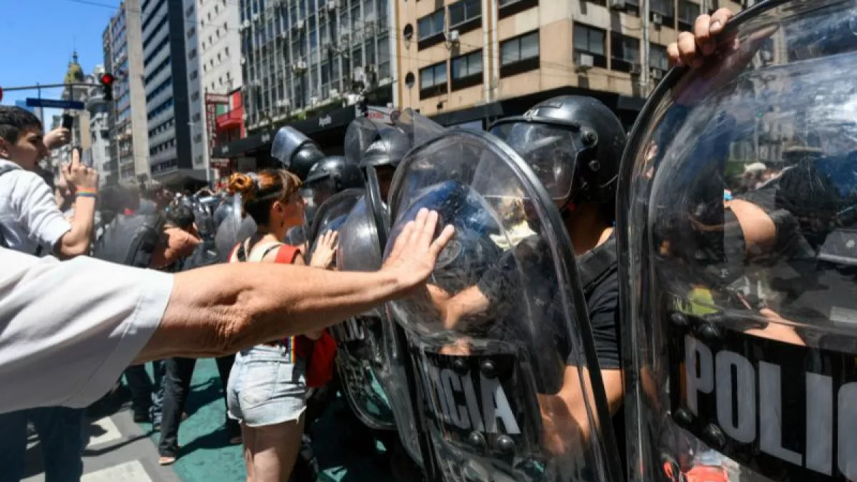 represion gobierno milei