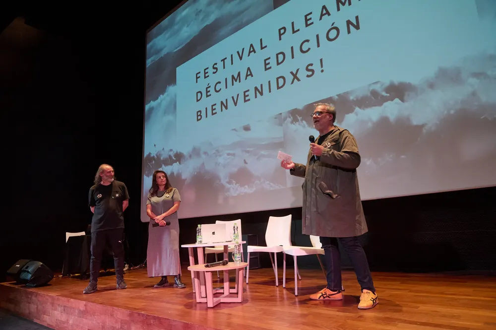 006 Pleamar 2024 -Apertura Ernesto Romeo - Luciana Aldegani - Fernando Molina - foto Horacio Volpato gentileza Museo MAR