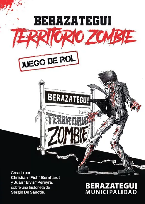 Tapa de Berazategui Territorio Zombie - el juego de rol